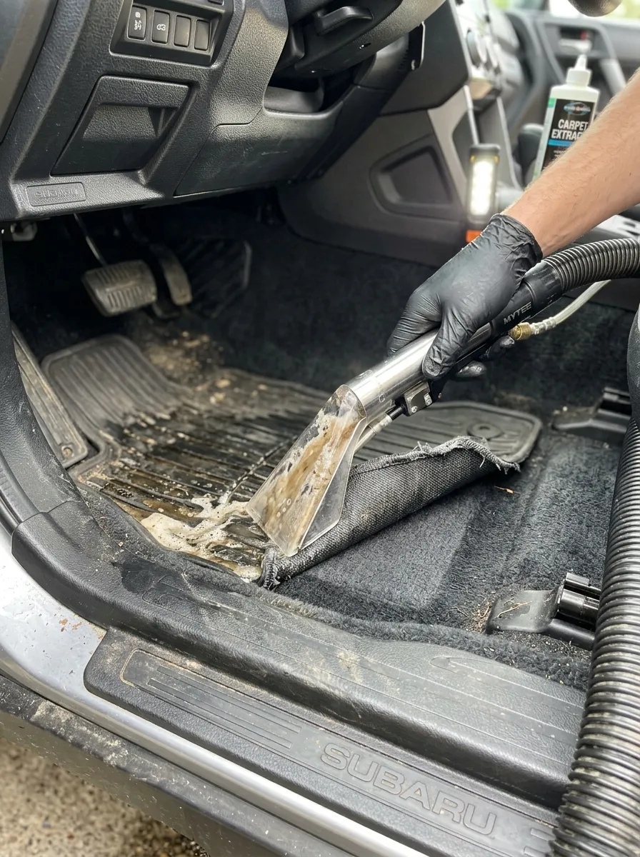 Carpet Mat Edge Extraction Car Interior Detailing Near Me