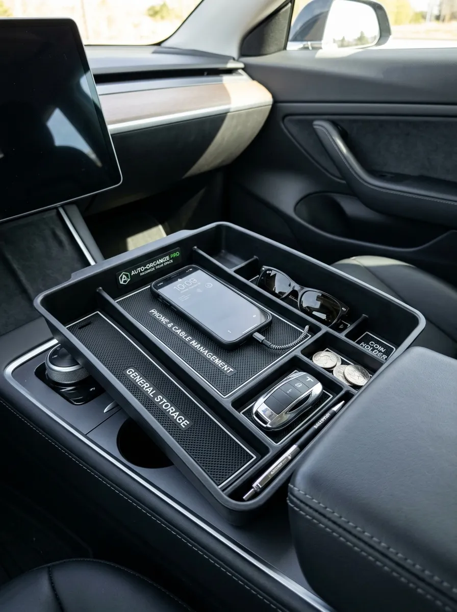 Center Console Organizer Tray Interior Car