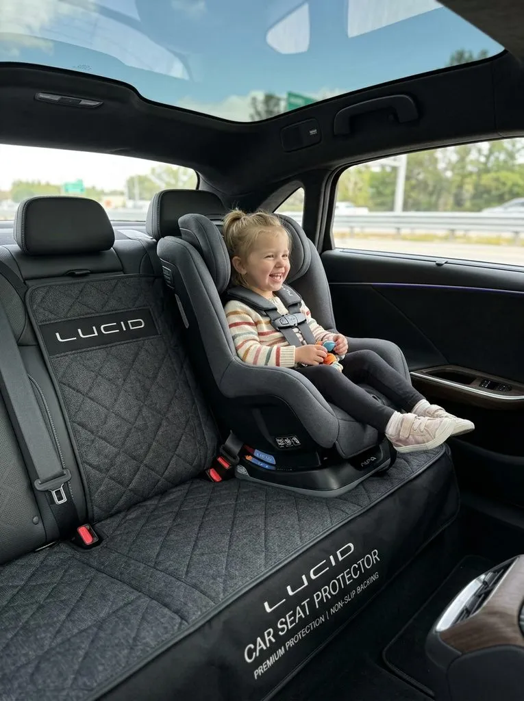 Child Car Seat Protector Lucid Car Interior