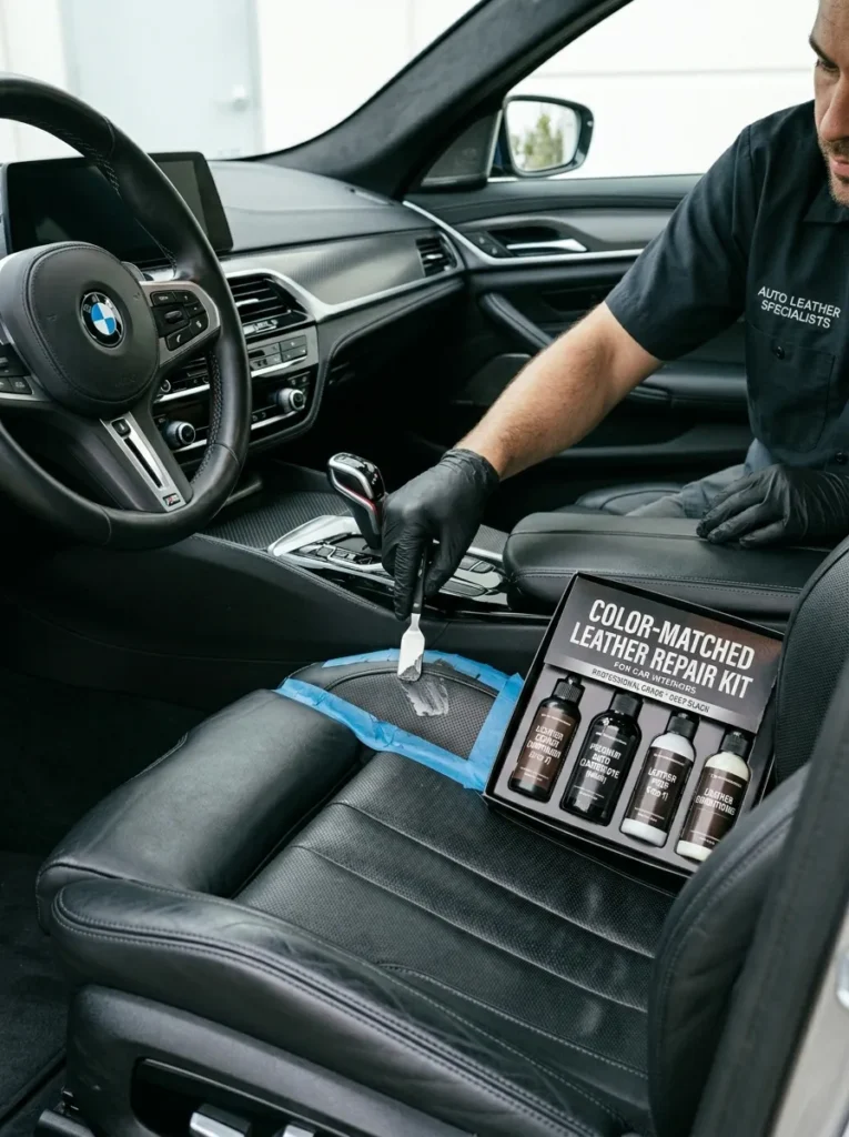 Color Matched Leather Repair Kit