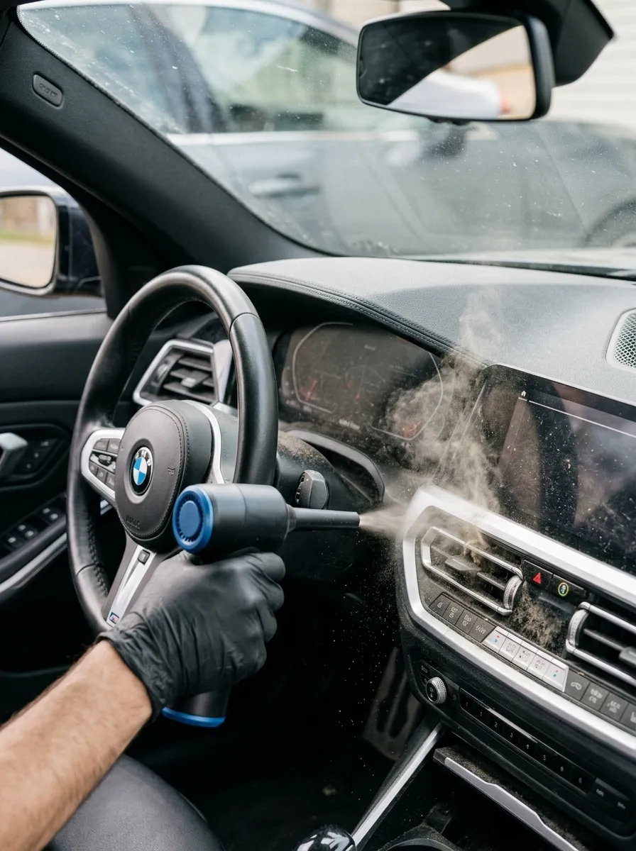 Compressed Air Duster Electric Or Can Interior Car Wash
