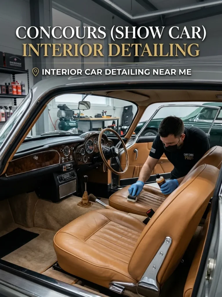 Concours Show Car Interior Detailing