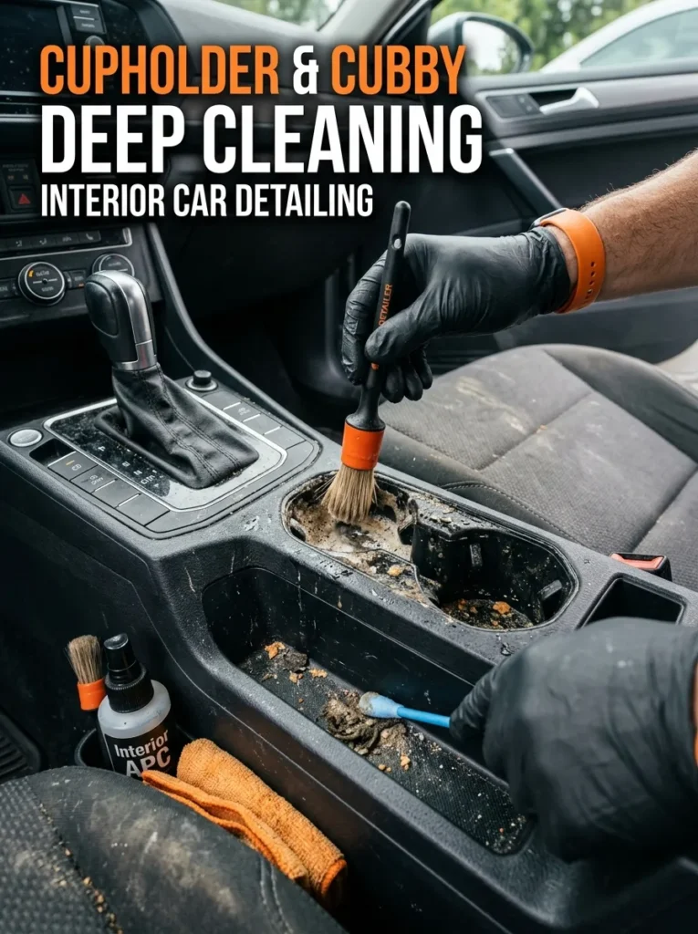 Cupholder Cubby Deep Cleaningcupholder Cubby Deep Cleaning