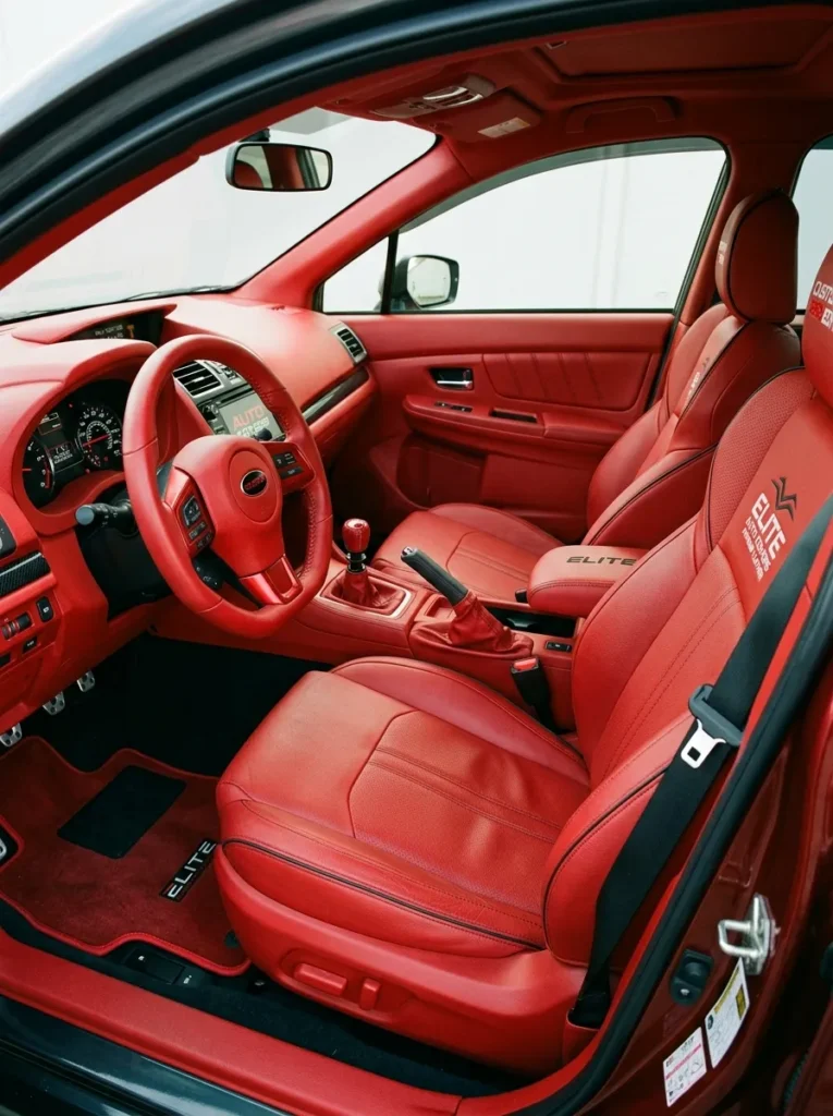 Custom Fit Red Seat Covers Red Interior Car