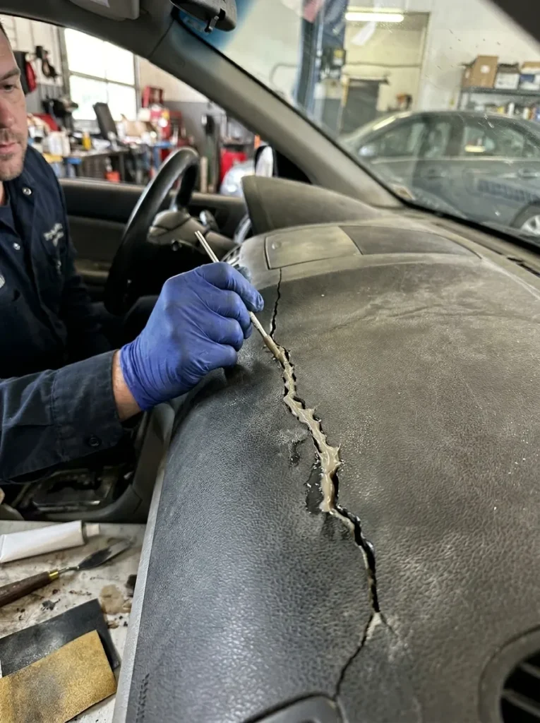 Dashboard Crack Filling
