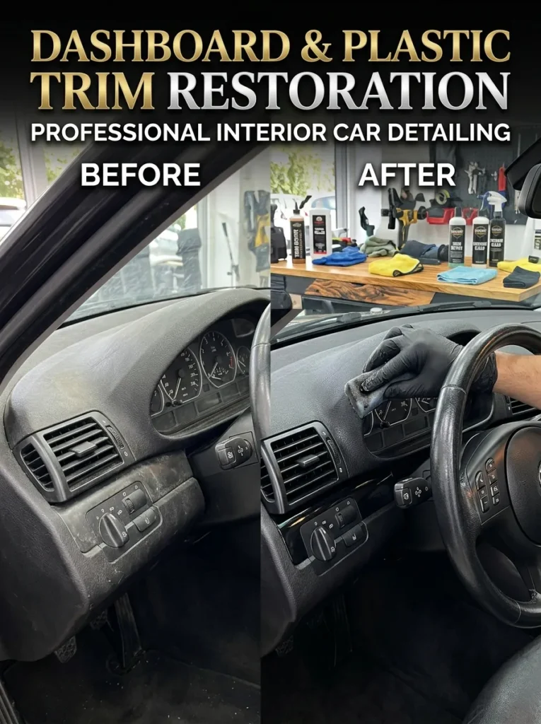 Dashboard Plastic Trim Restoration