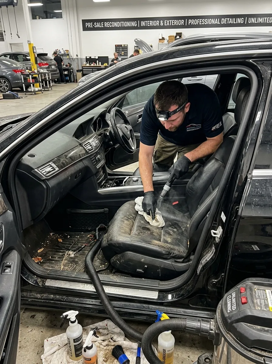 Dealership Interior Reconditioning Car Interior Cleaning Near Me