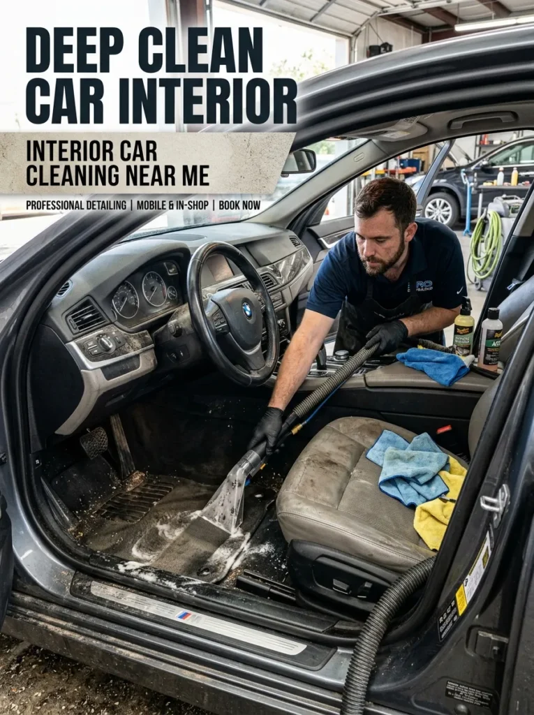Deep Clean Car Interiordeep Clean Car Interior