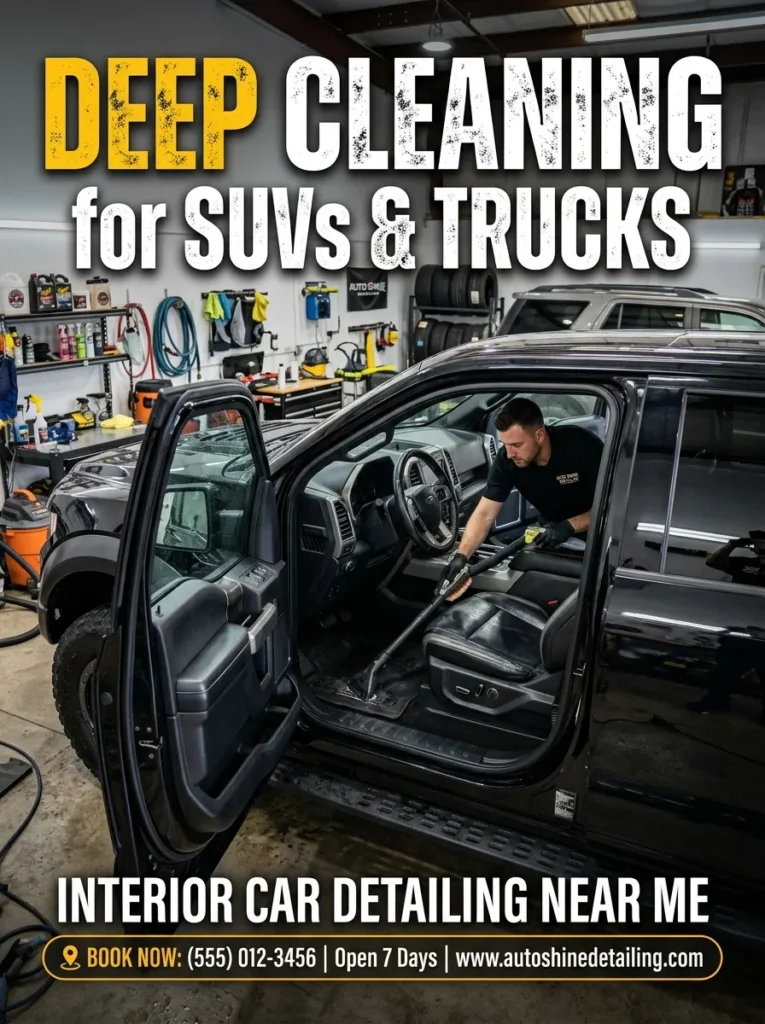 Deep Cleaning For Suvs Trucks