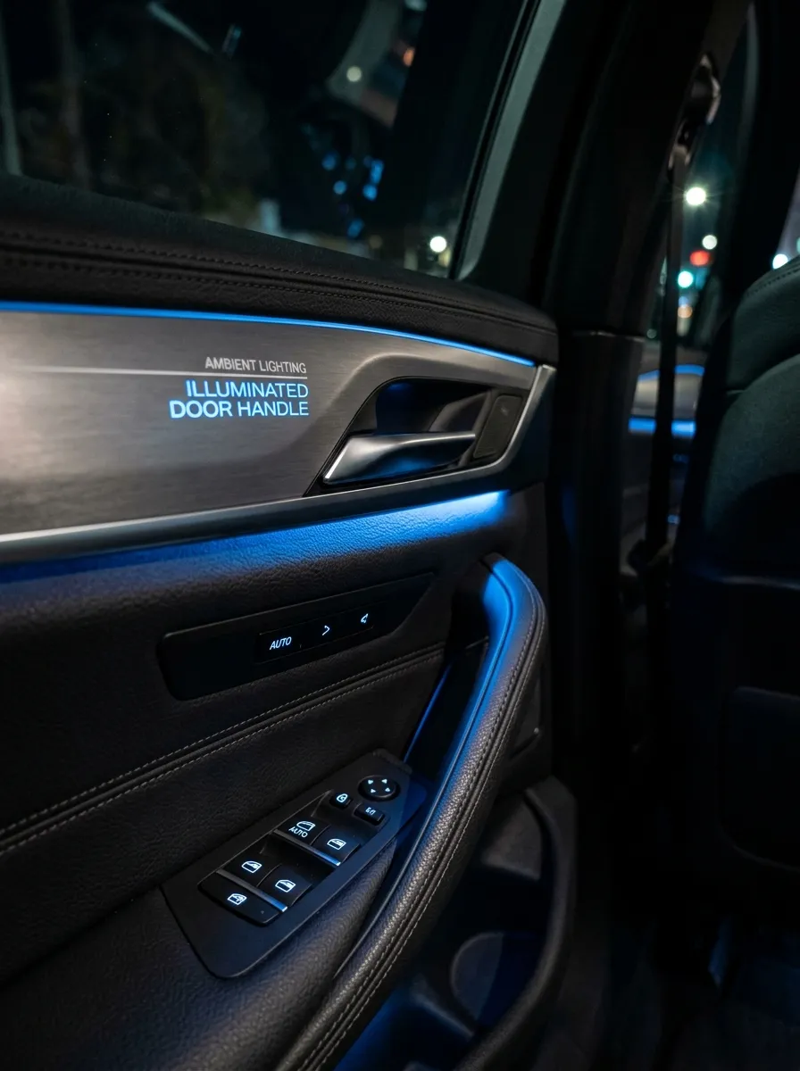Door Handle Ambient Led Interior Lights For Car