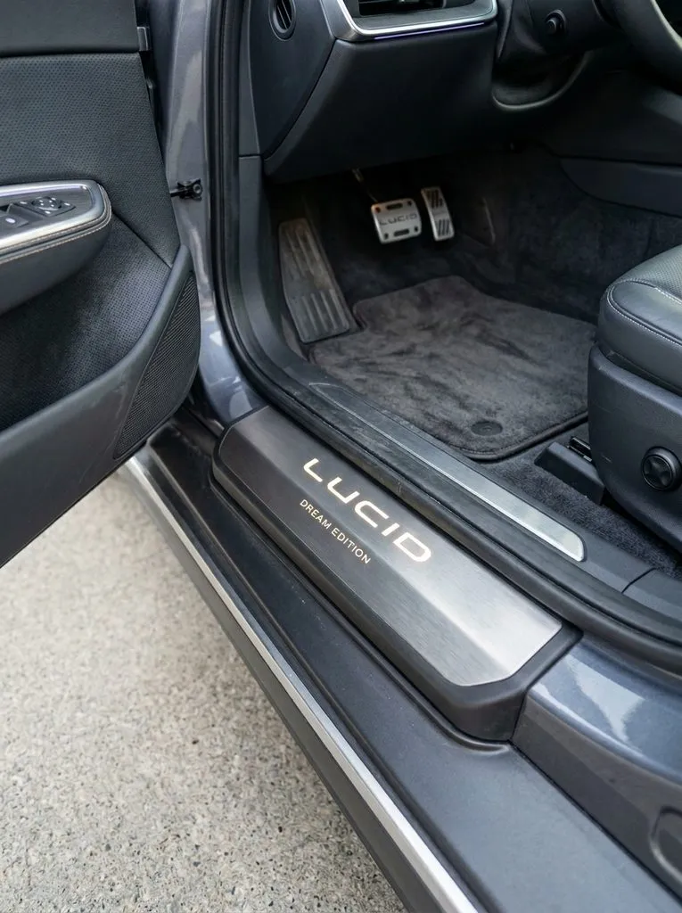 Door Sill Scuff Plates Lucid Car Interior