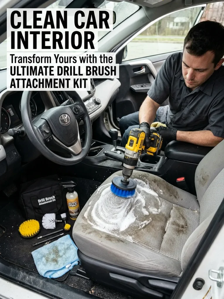 Drill Brush Attachment Kit