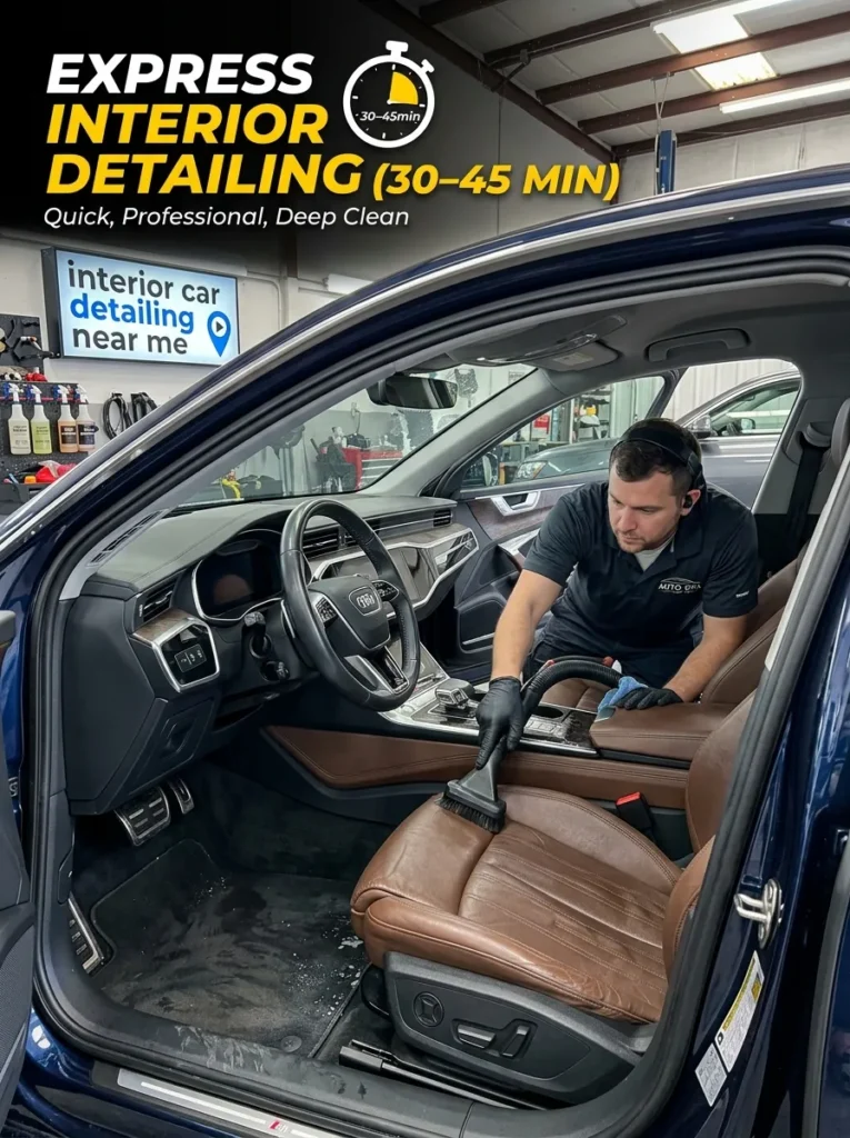 Express Interior Detailing 30   45 Min
