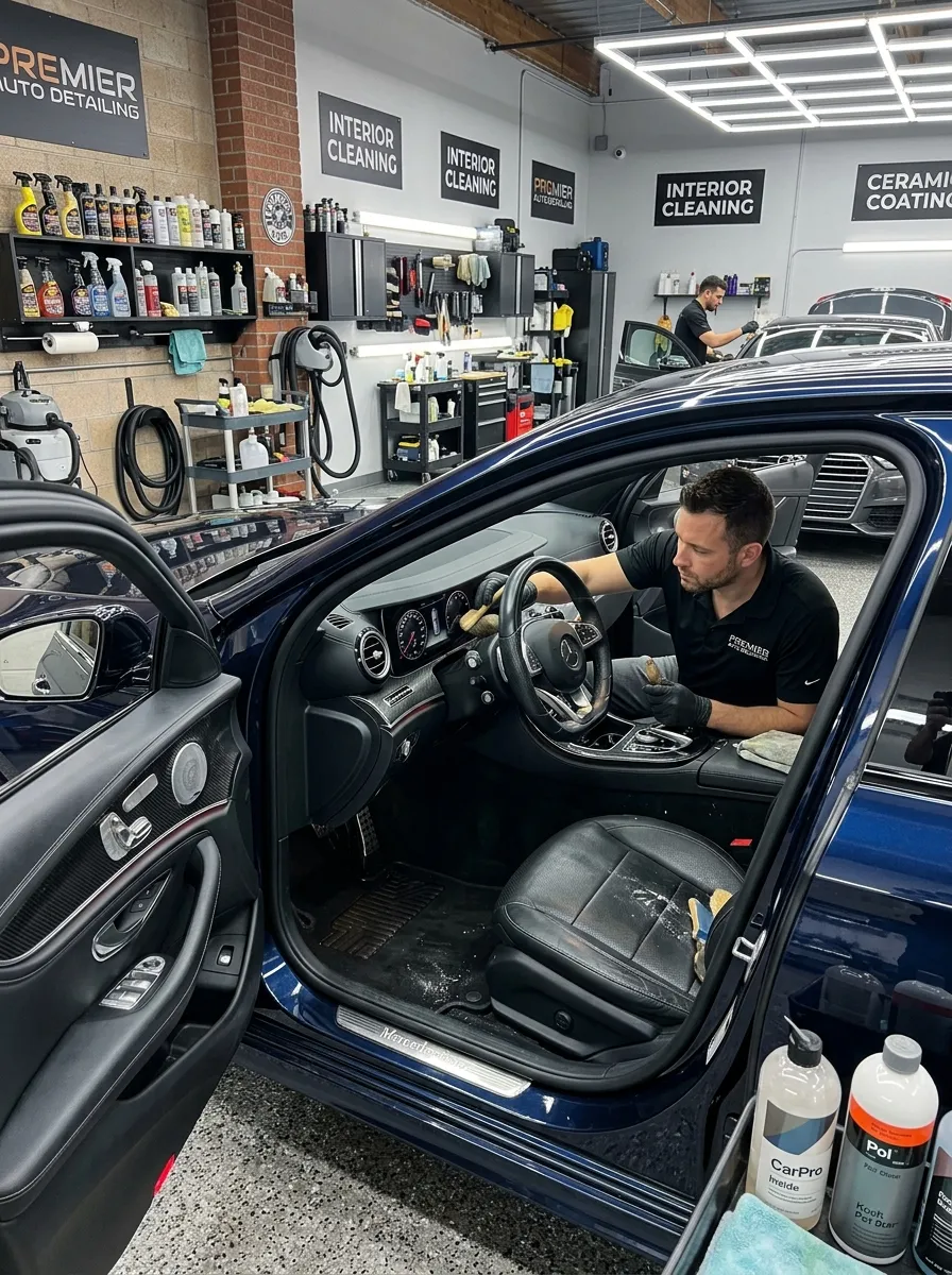 Fixed Location Auto Detailing Shop Car Interior Cleaning Near Me