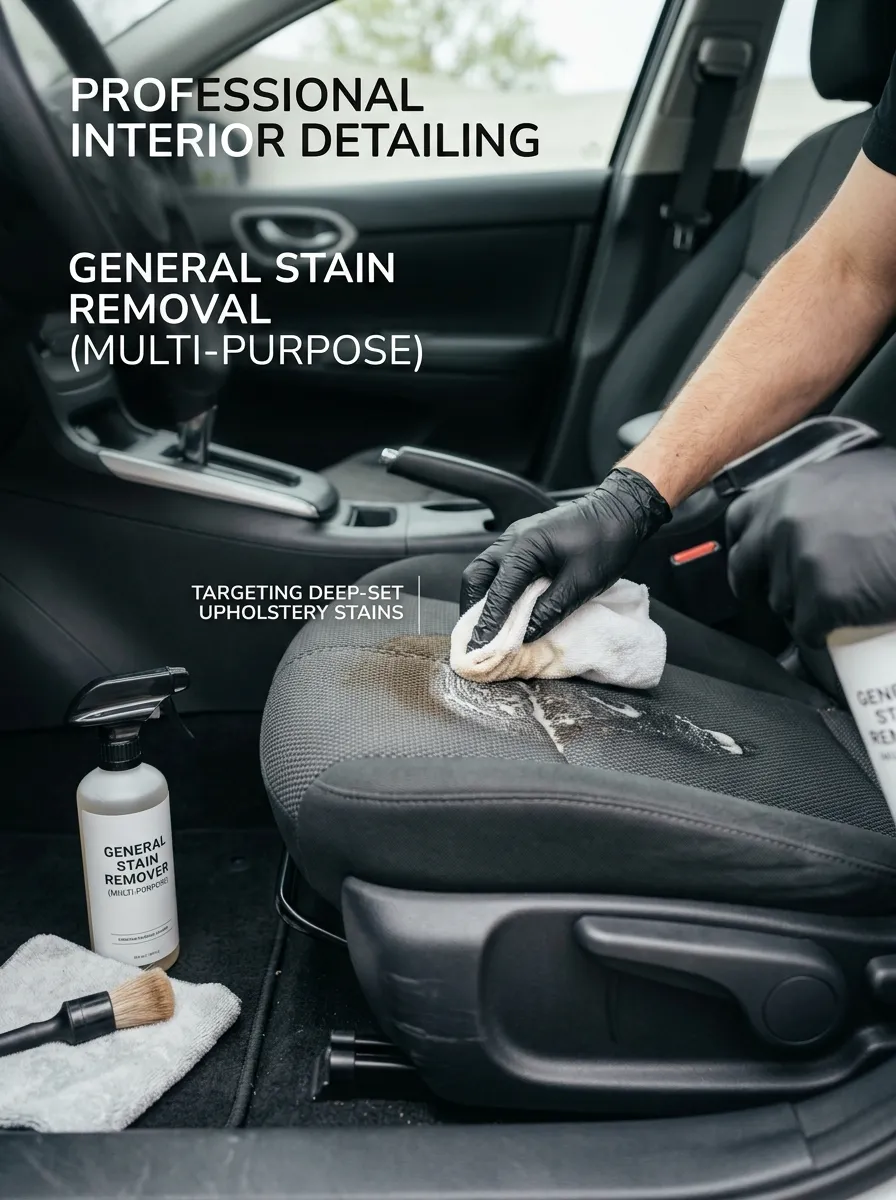 General Stain Removal Car Interior Detailing