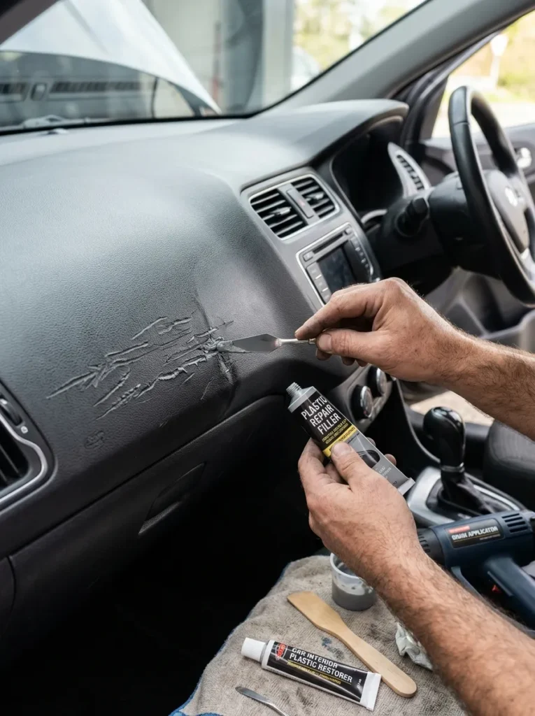 Hard Plastic Scratch Repair Deep