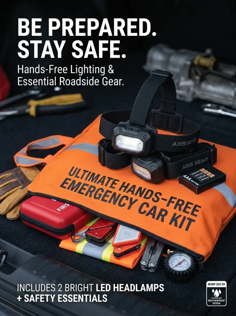 Headlamp Hands Free Flashlight