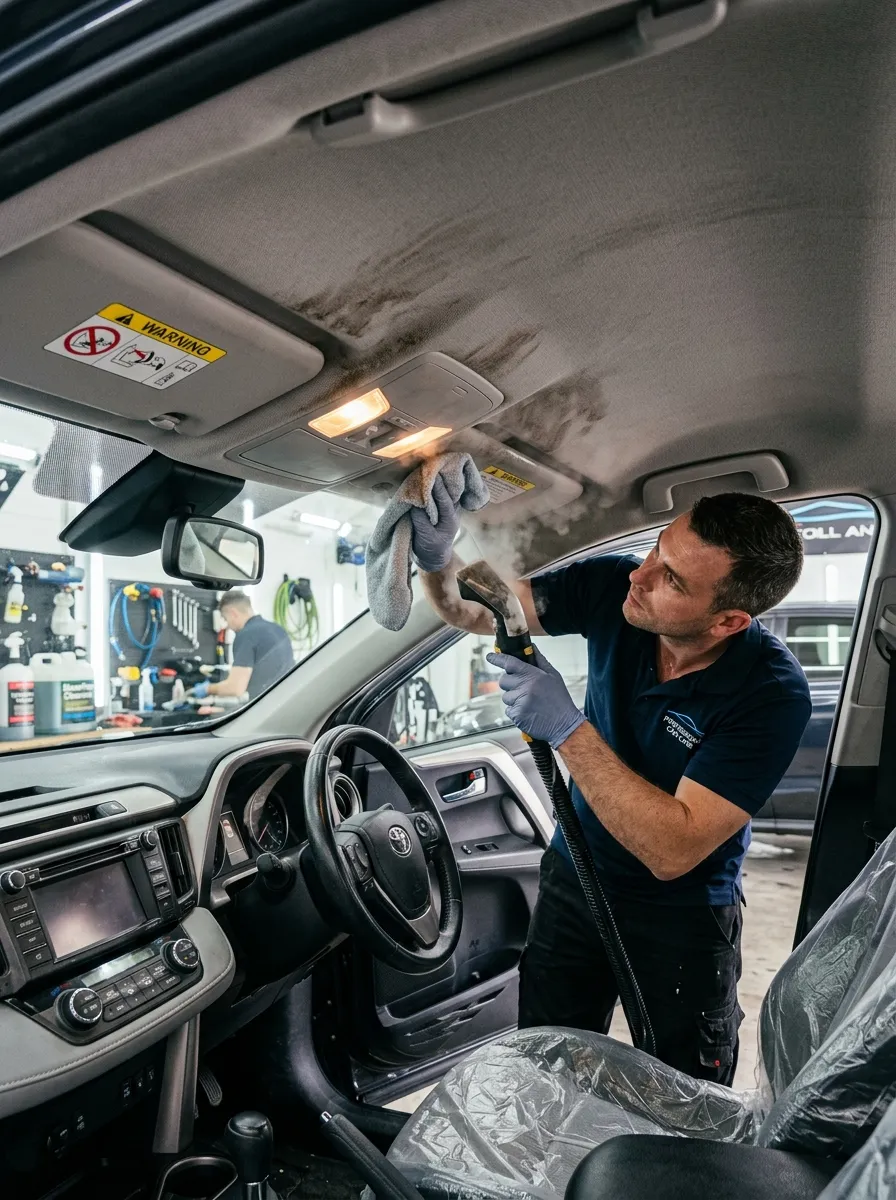 Headliner Ceiling Cleaning Interior Car Wash Near Me