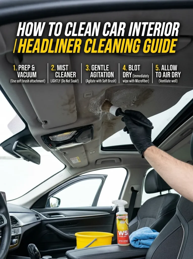 Headliner Cleaning