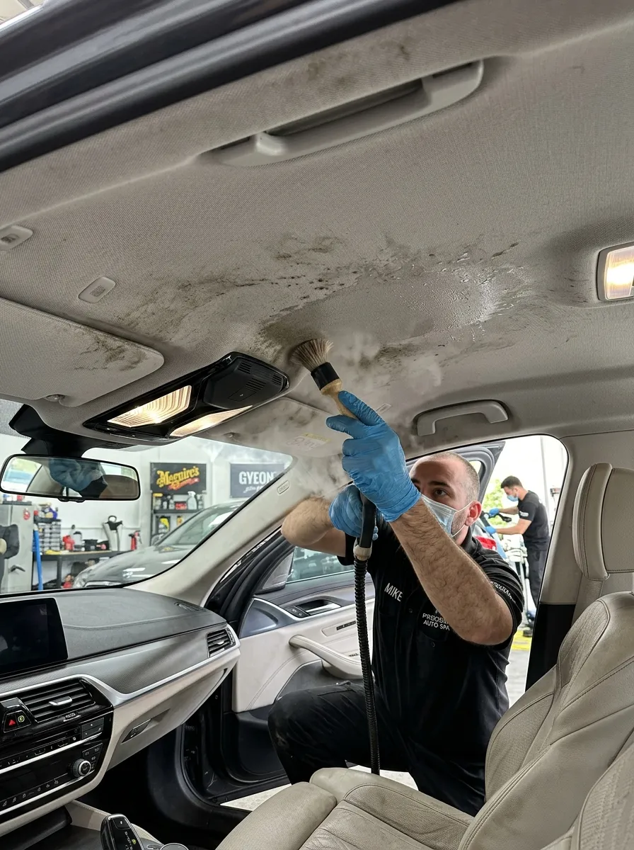 Headliner Cleaning Car Interior Detailing Near Me