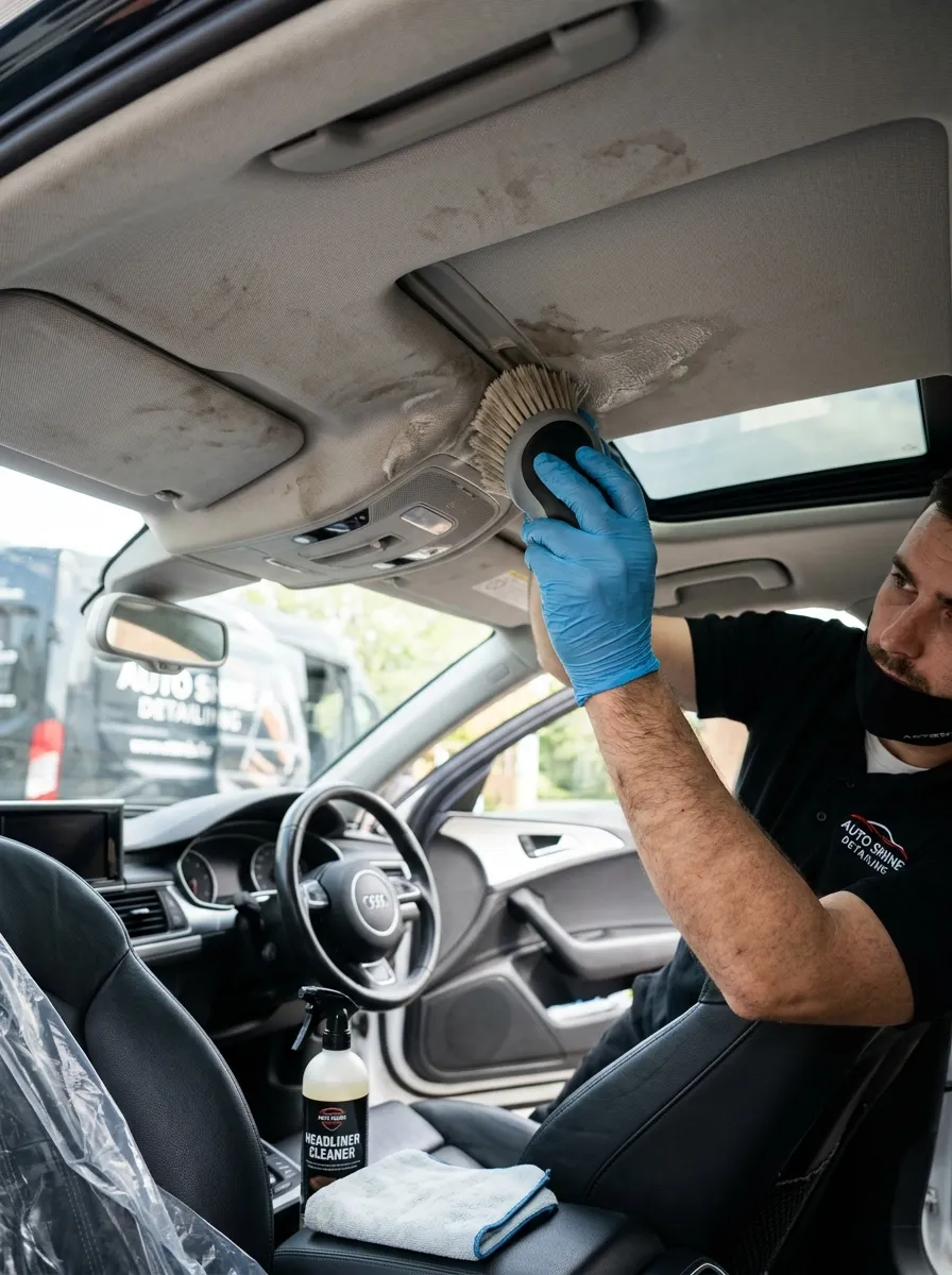 Headliner Fabric Ceiling Cleaning Car Interior Cleaning Near Me
