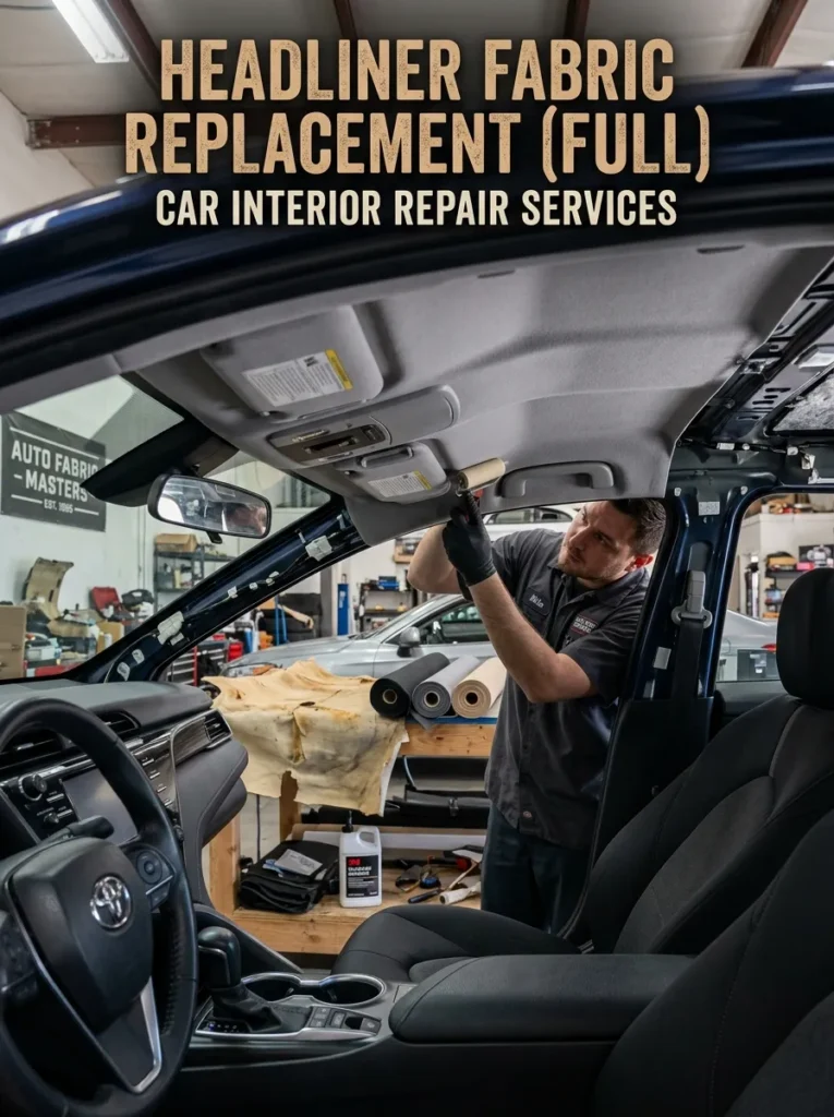Headliner Fabric Replacement Full