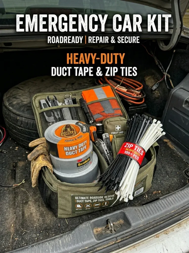 Heavy Duty Duct Tape Zip Ties