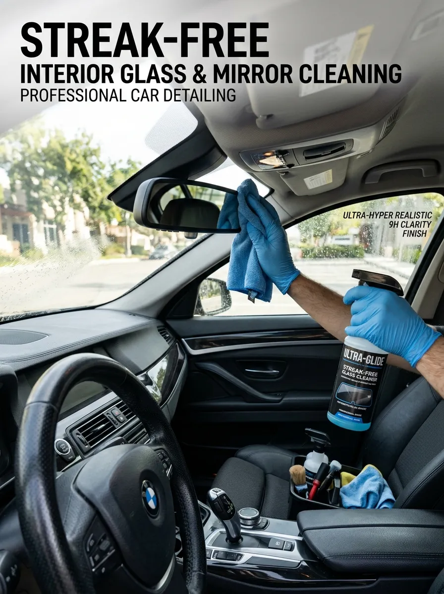 Interior Glass Mirror Cleaning Car Interior Detailing