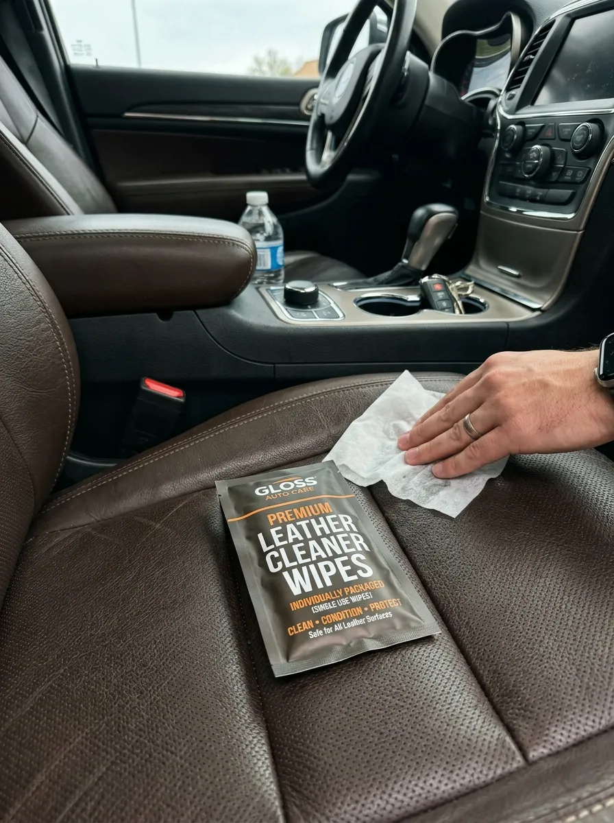 Leather Cleaner Wipes Interior Car