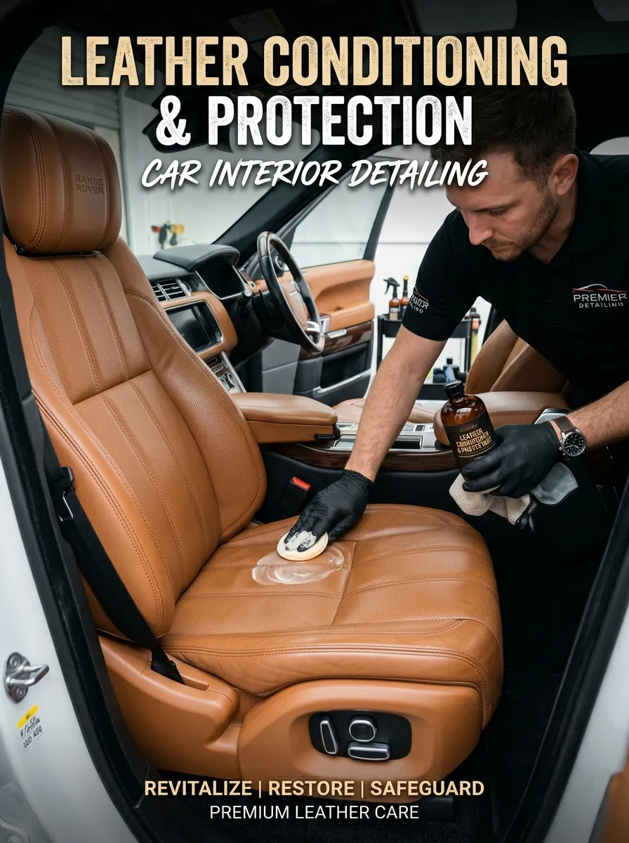 Leather Conditioning Protection Car Interior Detailing