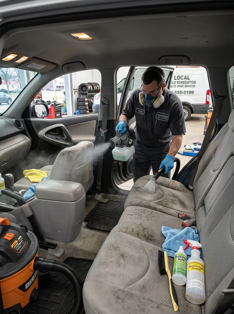 Mold Remediation Disinfection Car Interior Cleaning Near Me