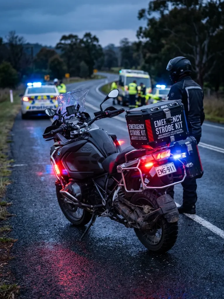 Motorcycle Emergency Strobe Kit