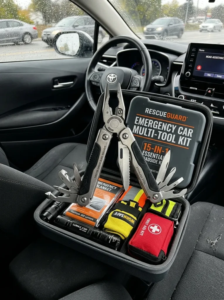 Multi Tool Stainless Steel Emergency Kit For Car