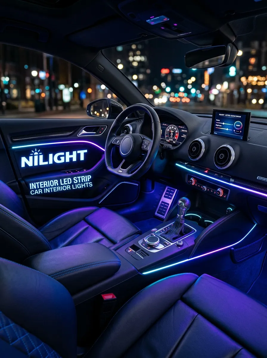 Nilight Interior Led Strip Car Interior Lights Car