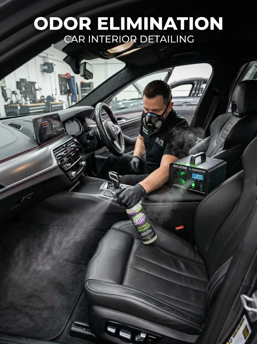 Odor Elimination Car Interior Detailing