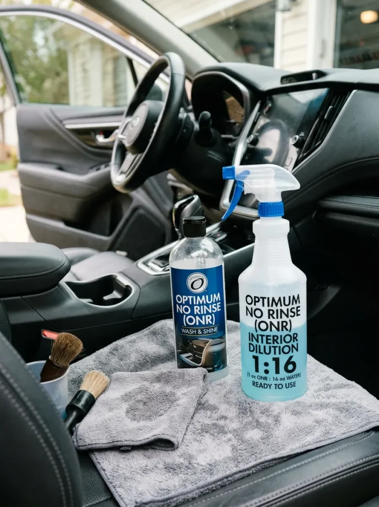 Optimum No Rinse Onr     Interior Dilution