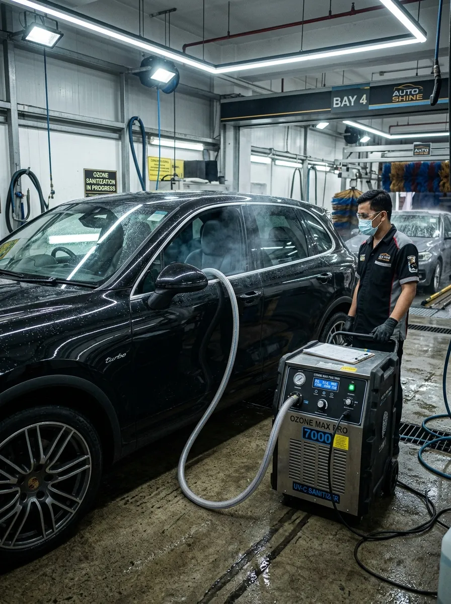 Ozone Generator Interior Car Wash