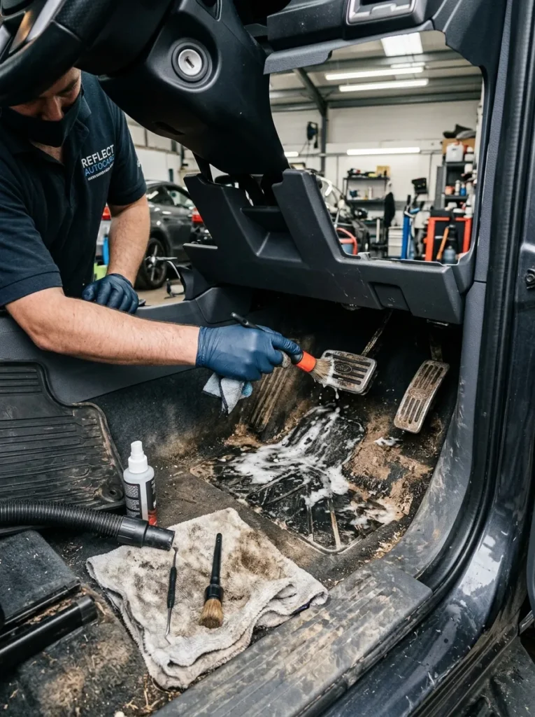 Pedal Footwell Deep Scrub Car Interior Detailing Near Me