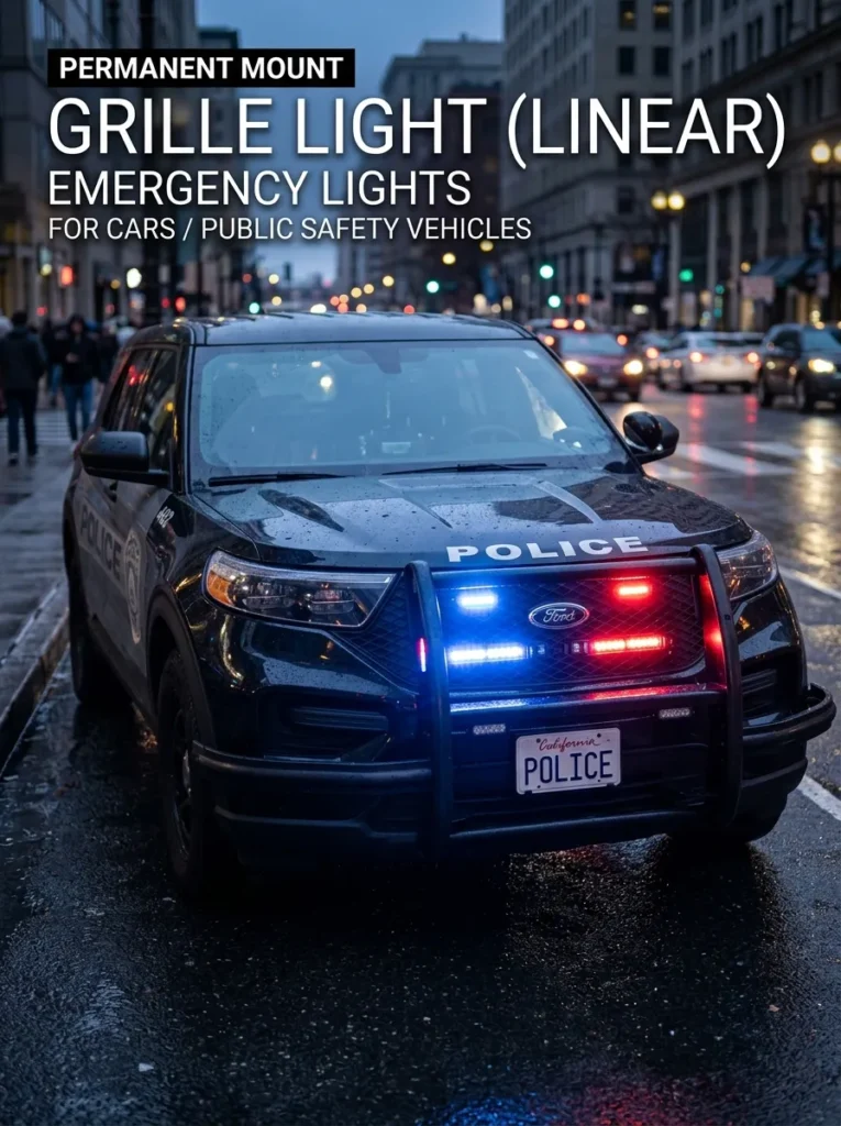 Permanent Mount Grille Light Linear