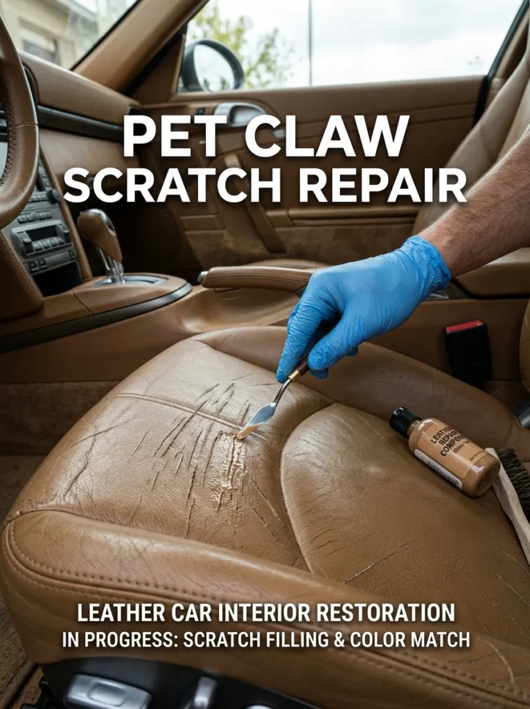 Pet Claw Scratch Repair Leather