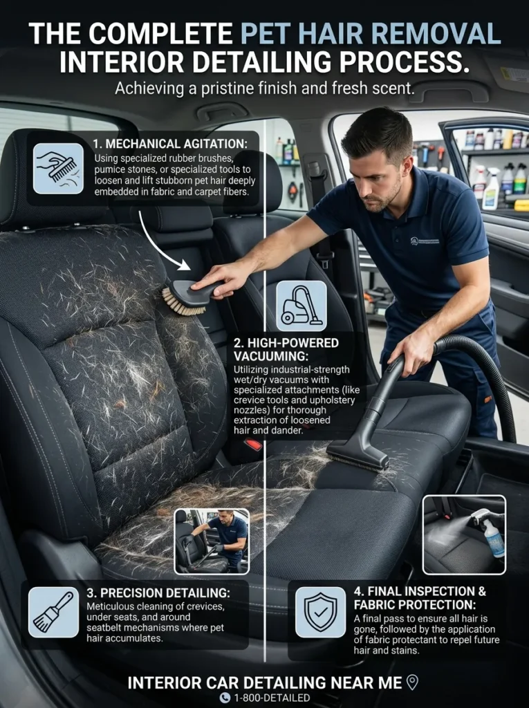 Pet Hair Removal Interior Detailing