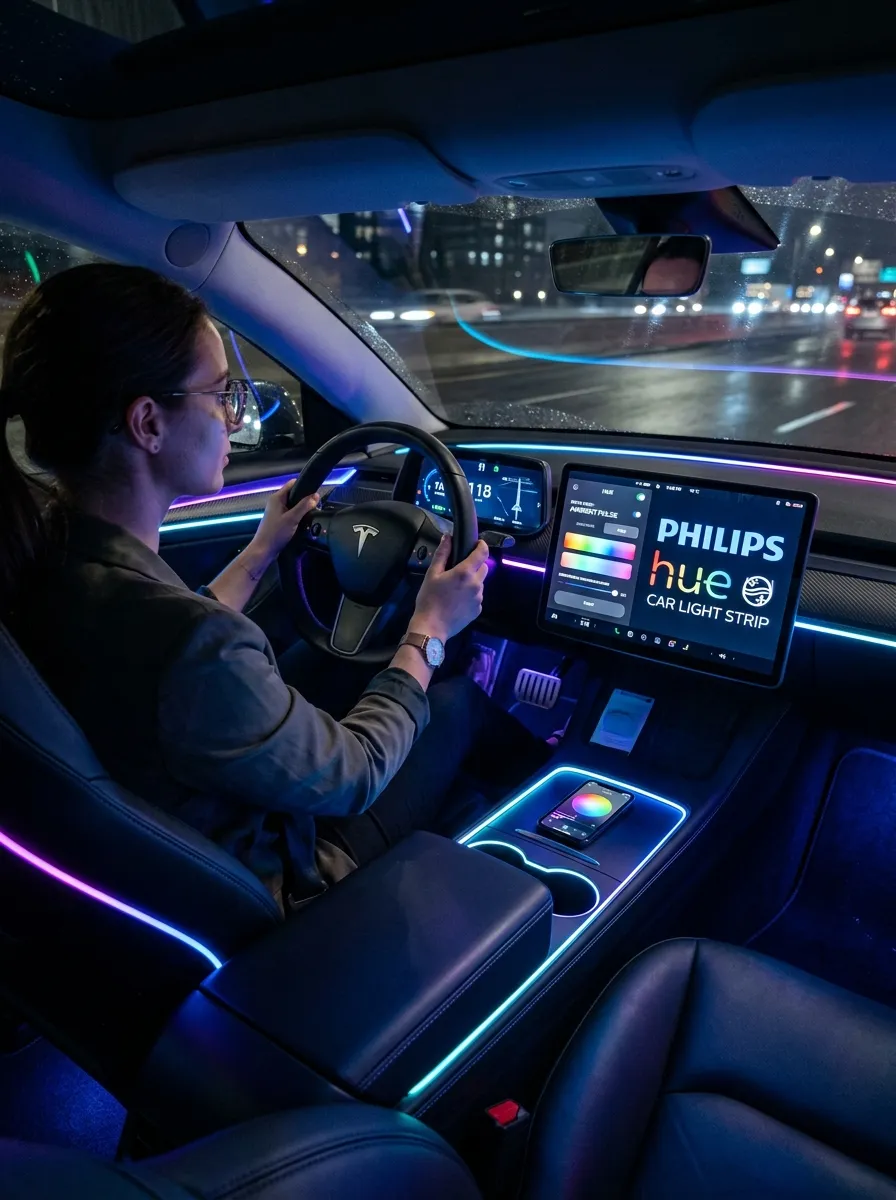 Philips Hue Car Light Strip Car Interior Lights