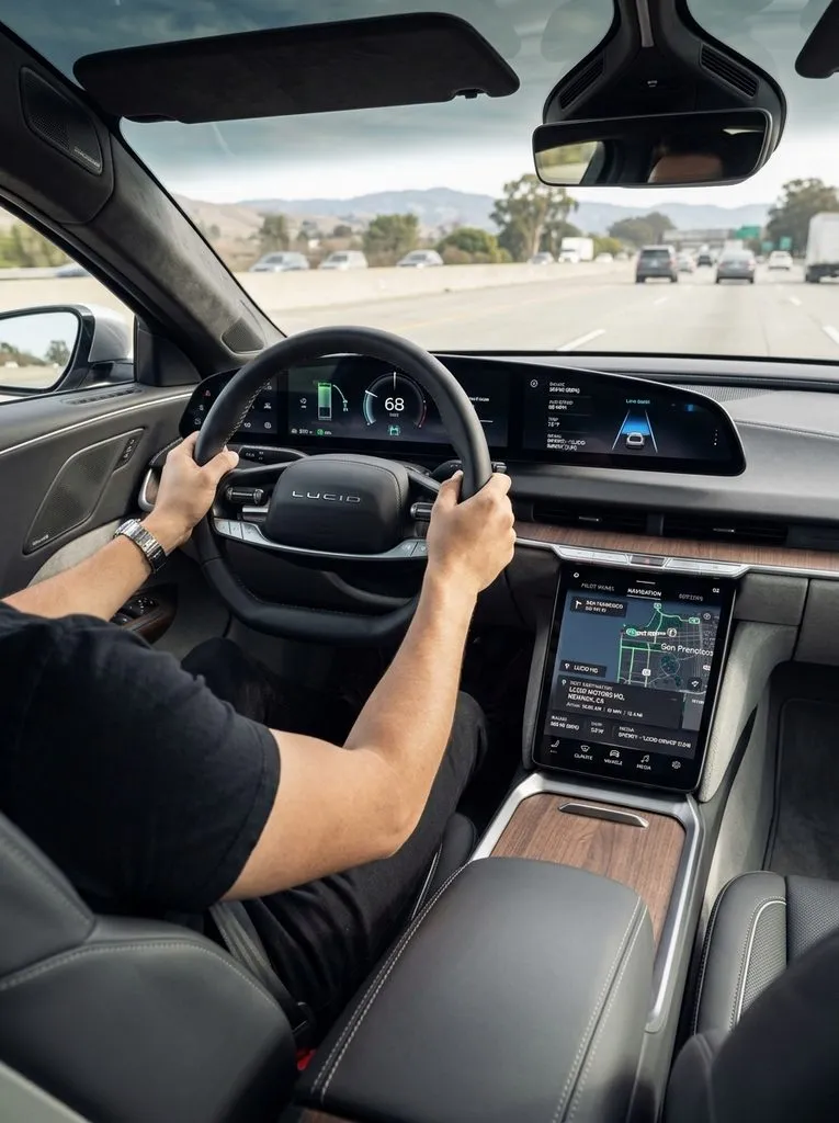 Pilot Panel Lucid Car Interior Lucid
