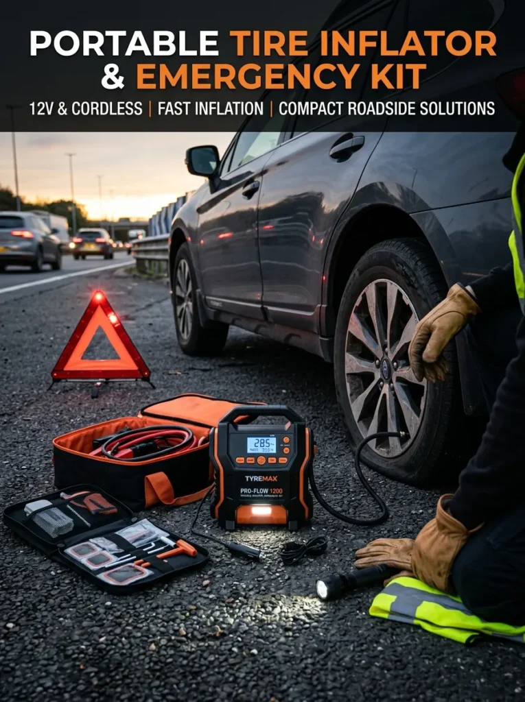 Portable Tire Inflator 12v Or Cordless