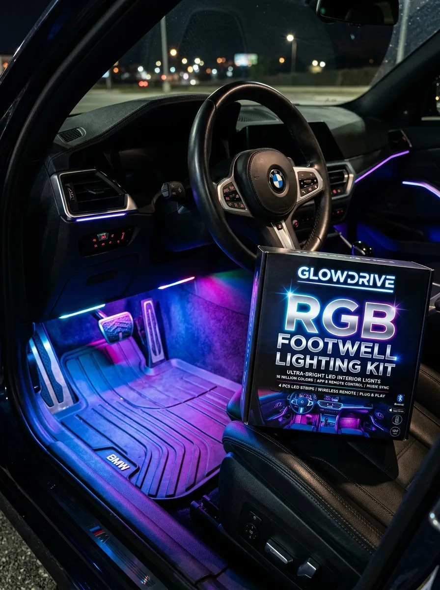Rgb Footwell Lighting Kit Interior Lights For Car