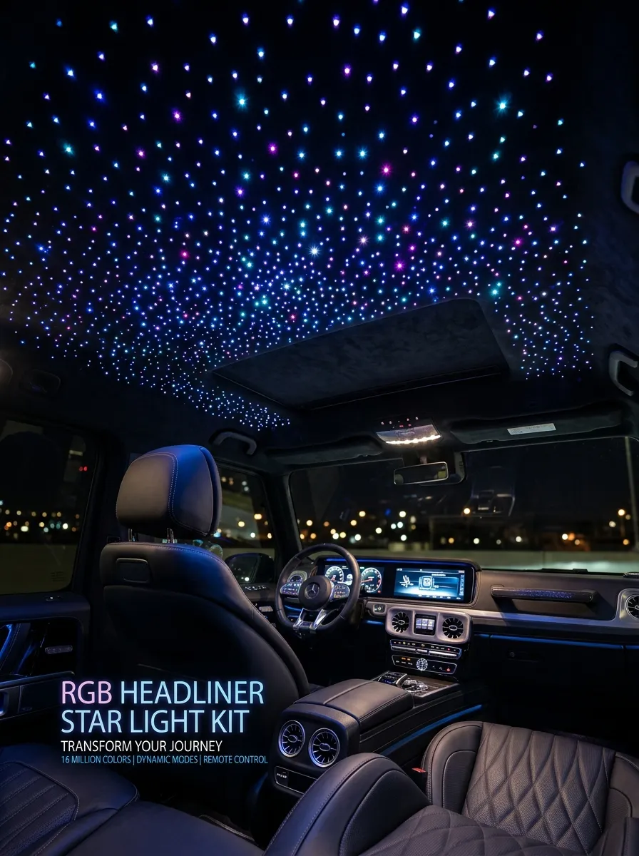 Rgb Headliner Star Light Kit Interior Lights For Car