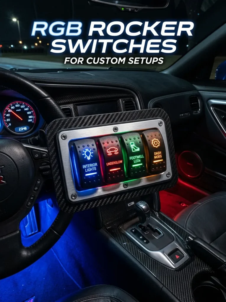 Rgb Rocker Switches For Custom Setupsrgb Rocker Switches For Custom Setups