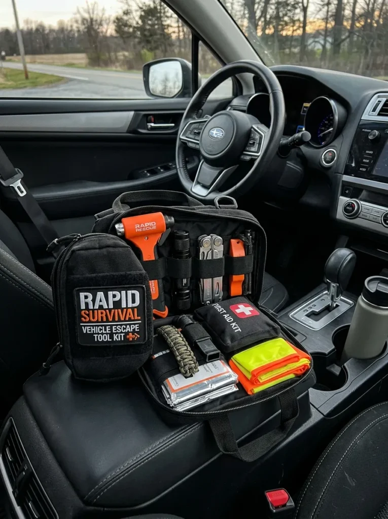 Rapid Survival Vehicle Escape Tool Kit