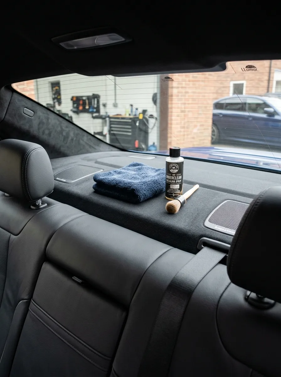Rear Window Deck Parcel Shelf Car Interior Detailing Near Me