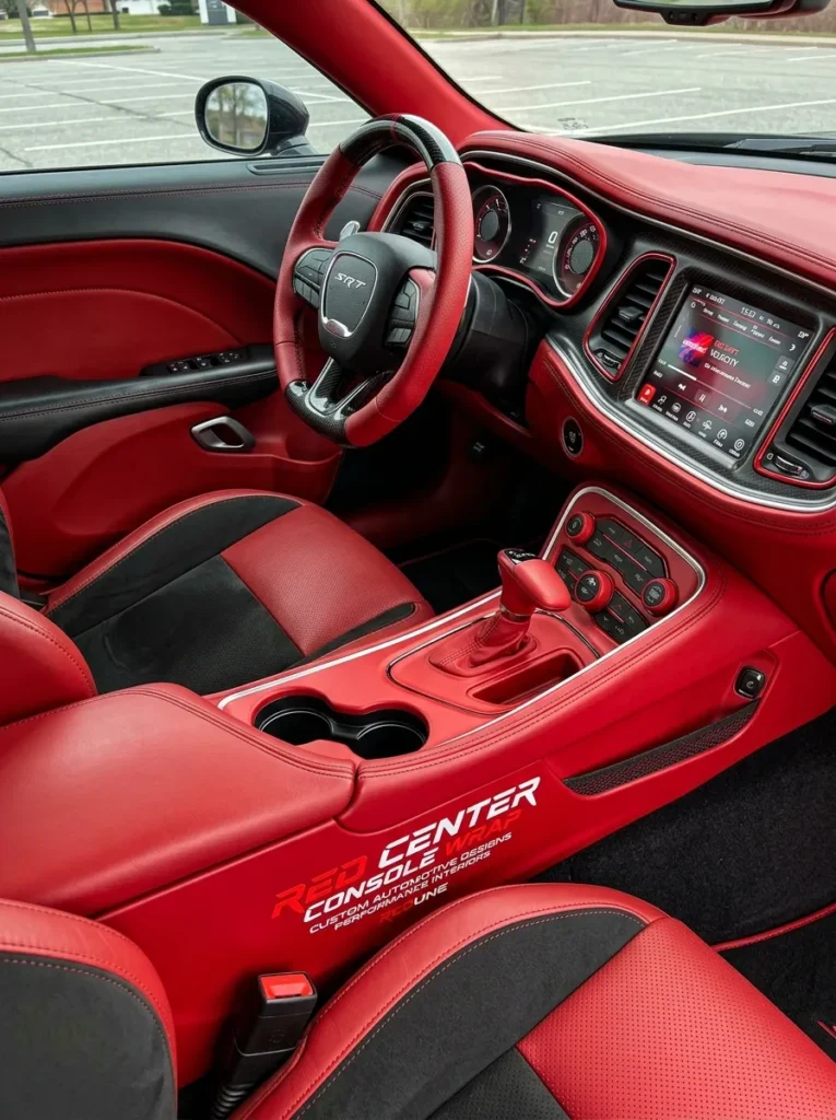 Red Center Console Wrap